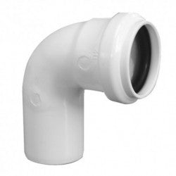 CODO PVC BLANCO 75X90